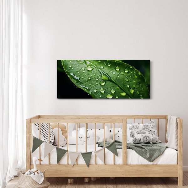 Kép - Levél eső után (120x50 cm)