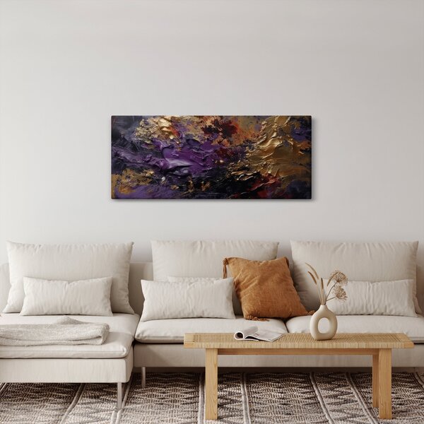 Kép - Texturált absztrakció (120x50 cm)