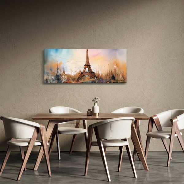 Kép - Az Eiffel-torony festménye (120x50 cm)