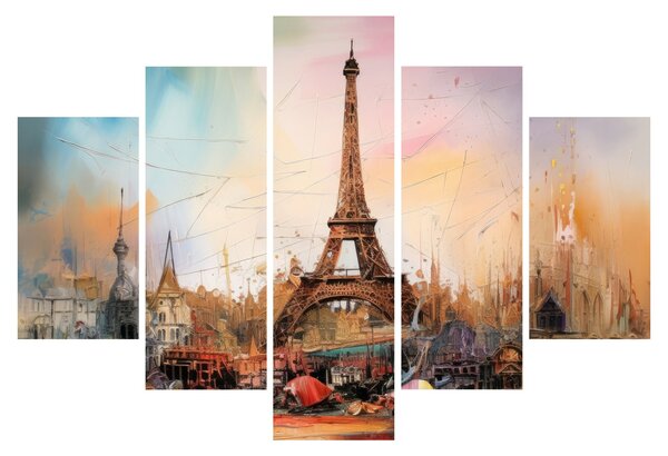Kép - Az Eiffel-torony festménye (150x105 cm)