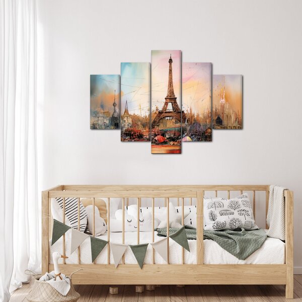 Kép - Az Eiffel-torony festménye (150x105 cm)