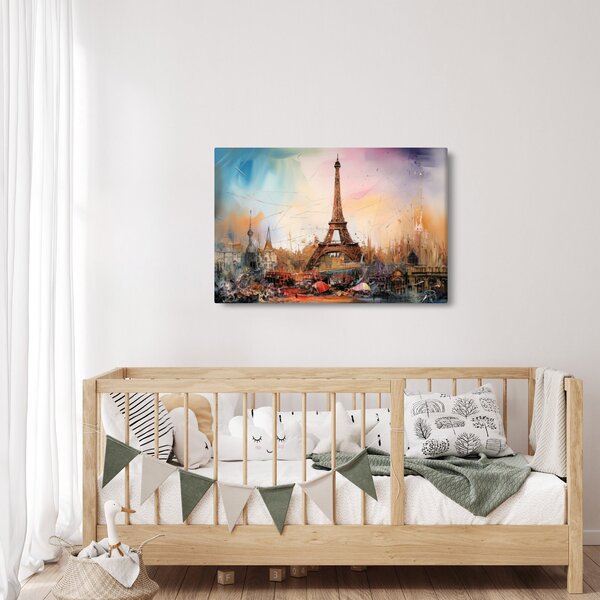 Kép - Az Eiffel-torony festménye (90x60 cm)