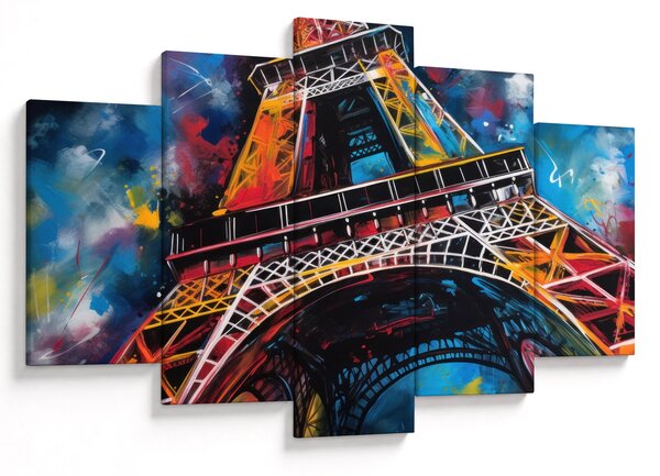 Kép - Az Eiffel-torony festménye II. (150x105 cm)
