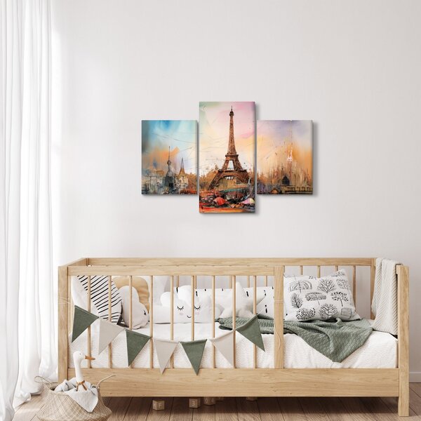 Kép - Az Eiffel-torony festménye (90x60 cm)