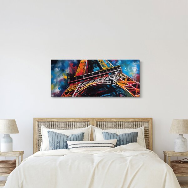 Kép - Az Eiffel-torony festménye II. (120x50 cm)
