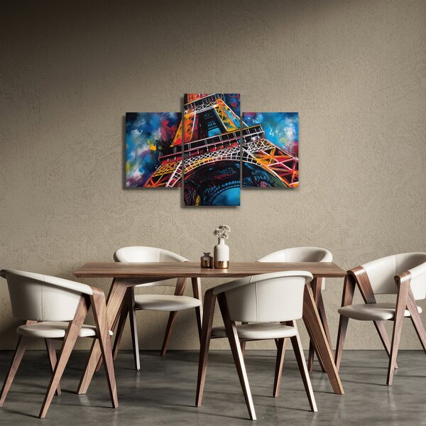 Kép - Az Eiffel-torony festménye II. (90x60 cm)