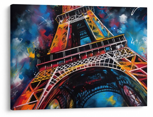 Kép - Az Eiffel-torony festménye II. (70x50 cm)
