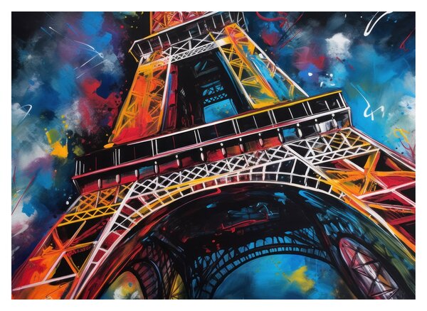 Kép - Az Eiffel-torony festménye II. (70x50 cm)