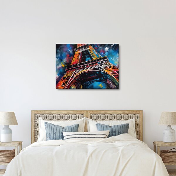Kép - Az Eiffel-torony festménye II. (70x50 cm)