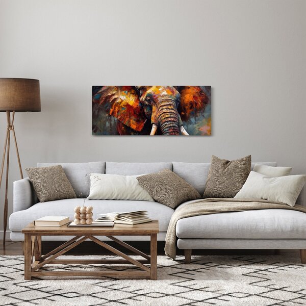 Kép - Egy elefánt festése (120x50 cm)