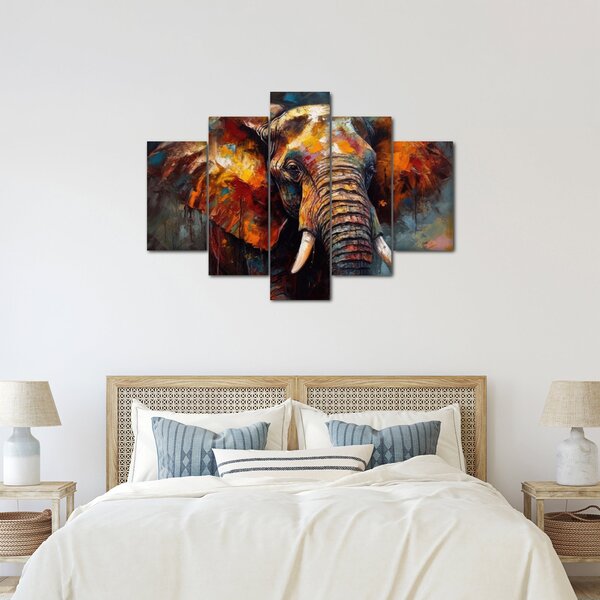 Kép - Egy elefánt festése (150x105 cm)
