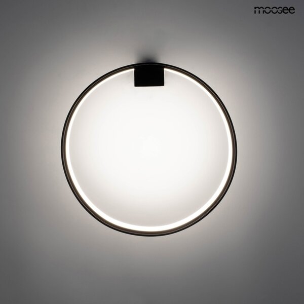 MOOSEE CIRCLE WALL fali lámpa fekete