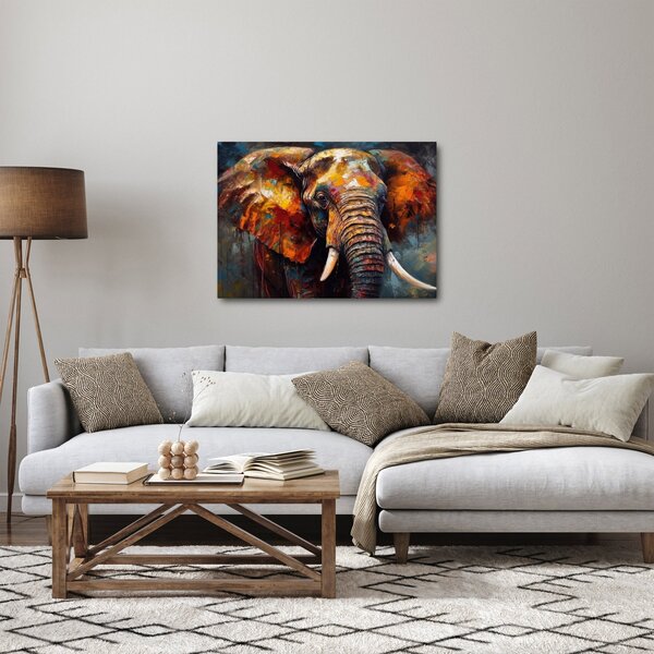 Kép - Egy elefánt festése (70x50 cm)
