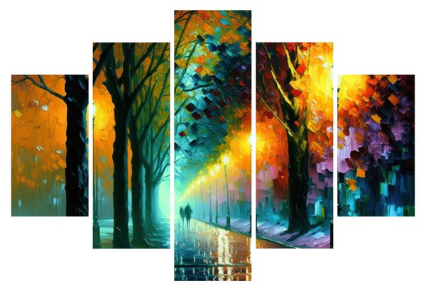 Kép - Éjszakai séta (150x105 cm)