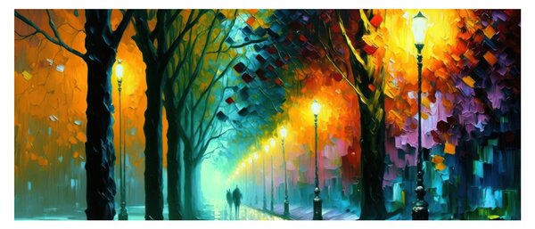 Kép - Éjszakai séta (120x50 cm)