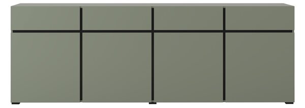 Komód Crossroad G25 (fenyőzöld + fekete)