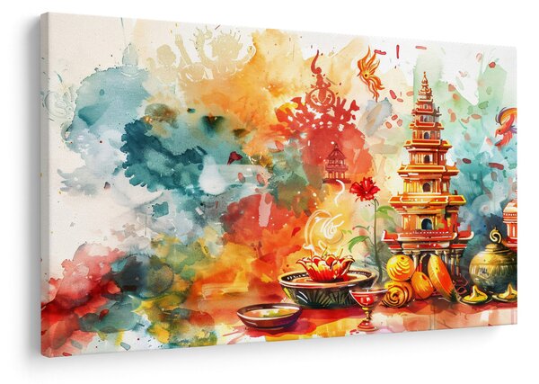 Kép - Akvarell illusztráció (90x60 cm)