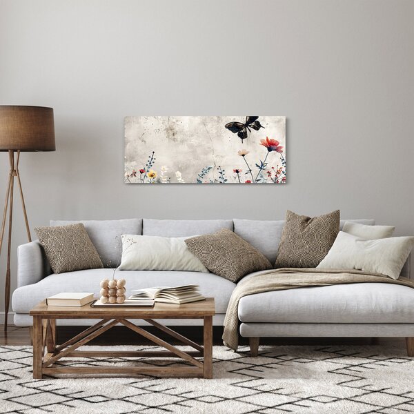 Kép - Meadow betonban (120x50 cm)