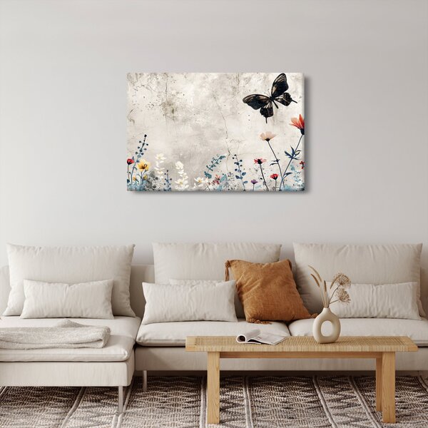 Kép - Meadow betonban (90x60 cm)