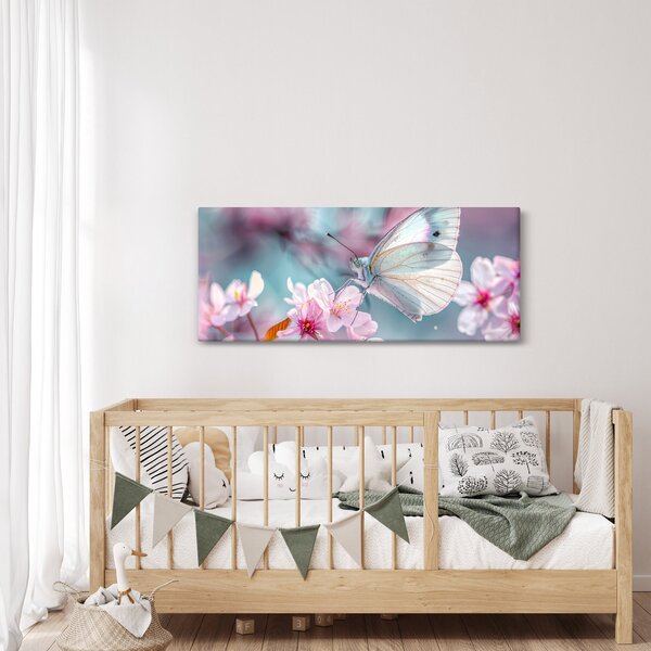 Kép - Pillangó a cseresznyefán (120x50 cm)
