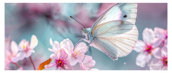 Kép - Pillangó a cseresznyefán (120x50 cm)