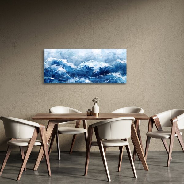 Kép - A tenger illusztrációja (120x50 cm)