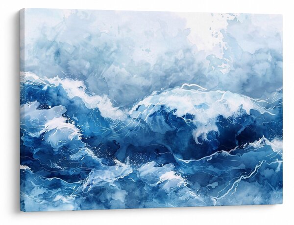 Kép - A tenger illusztrációja (70x50 cm)