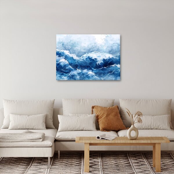 Kép - A tenger illusztrációja (70x50 cm)