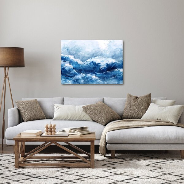 Kép - A tenger illusztrációja (70x50 cm)