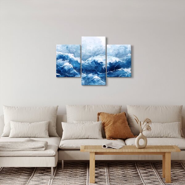 Kép - A tenger illusztrációja (90x60 cm)