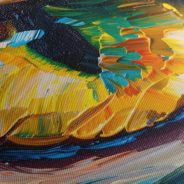 Kép - Macskaszem festmény (90x60 cm)