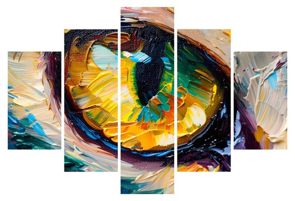 Kép - Macskaszem festmény (150x105 cm)