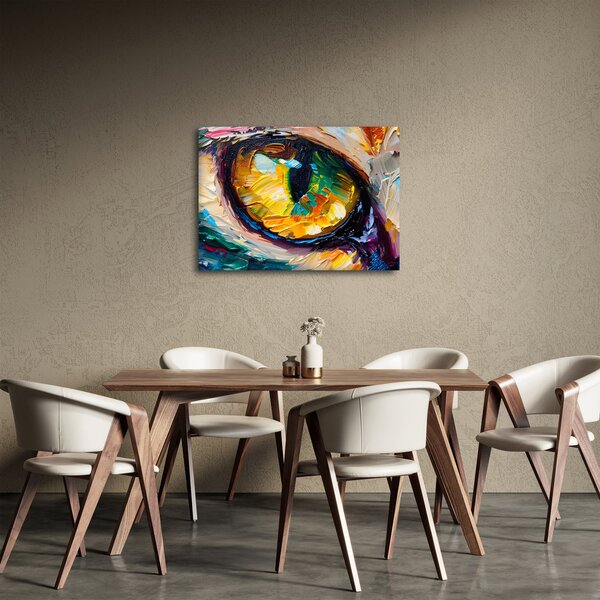 Kép - Macskaszem festmény (70x50 cm)