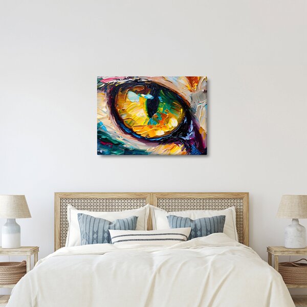 Kép - Macskaszem festmény (70x50 cm)