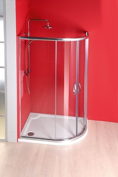 Gelco Gelco, RIVA öntött márvány zuhanytálca, negyed kör 100x80cm, bal, GR10080L