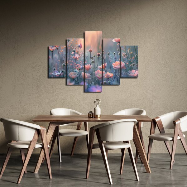 Kép - Virágok pasztell színekben (150x105 cm)