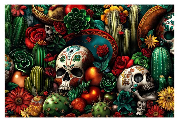 Kép - Mexikói koncepció (90x60 cm)