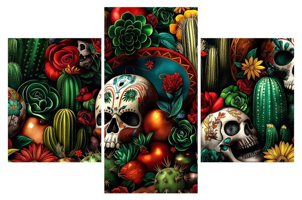 Kép - Mexikói koncepció (90x60 cm)