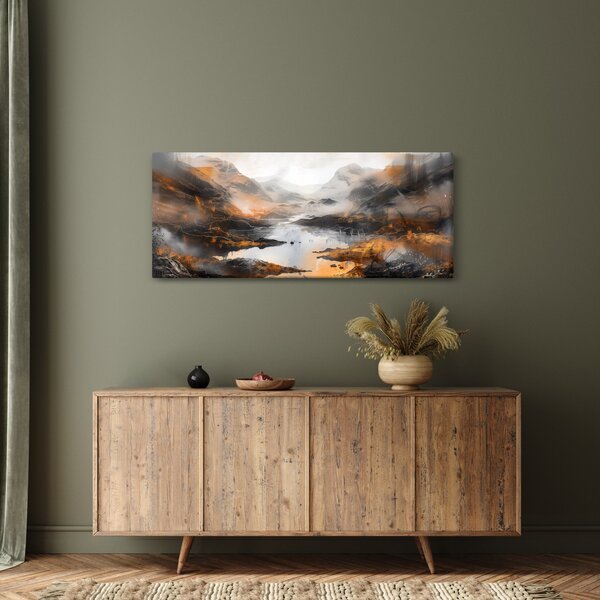 Kép - Hegyi tájak festése (120x50 cm)