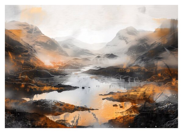 Kép - Hegyi tájak festése (70x50 cm)