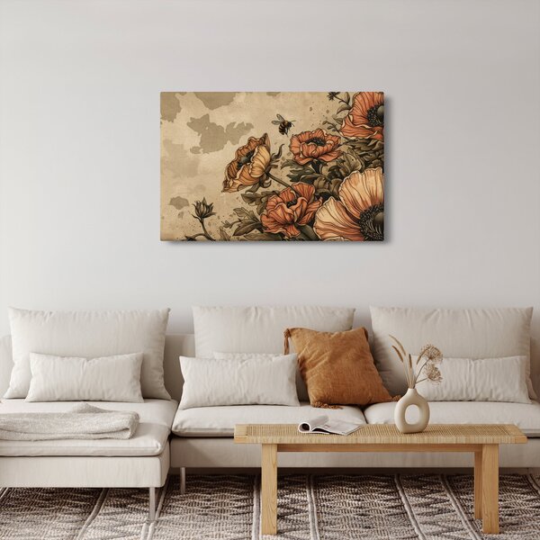 Kép - Méhecske rét II. (90x60 cm)