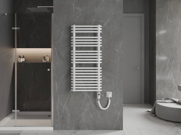 Mexen Akan, elektromos fűtőelem 1080x500 mm + fűtőrúd 900 W, fehér, W121-1080-500-2900-20