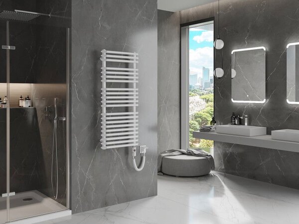 Mexen Akan, elektromos fűtőelem 1080x500 mm + fűtőrúd 900 W, fehér, W121-1080-500-2900-20