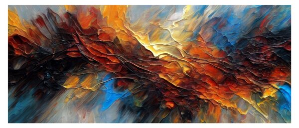 Kép - Színes textúra (120x50 cm)