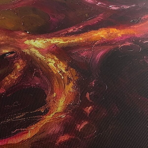 Kép - Polip, olajfestmény (120x50 cm)