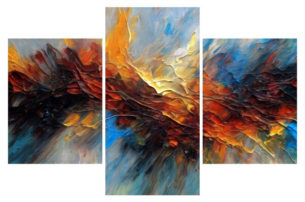 Kép - Színes textúra (90x60 cm)
