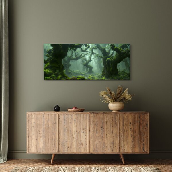 Kép - Egy mohával borított erdő (120x50 cm)