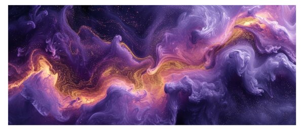 Kép - Bíbor köd (120x50 cm)