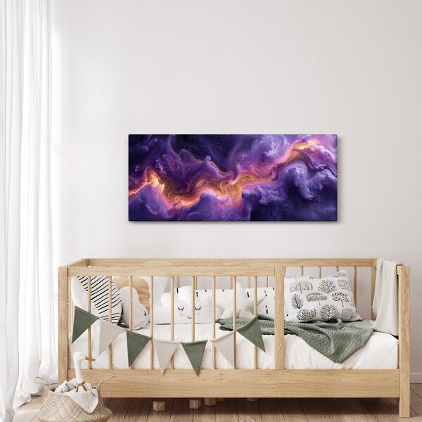 Kép - Bíbor köd (120x50 cm)