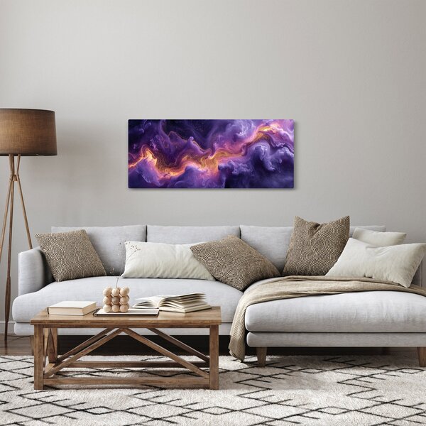 Kép - Bíbor köd (120x50 cm)